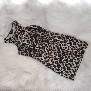 BEBE Leopard Dress